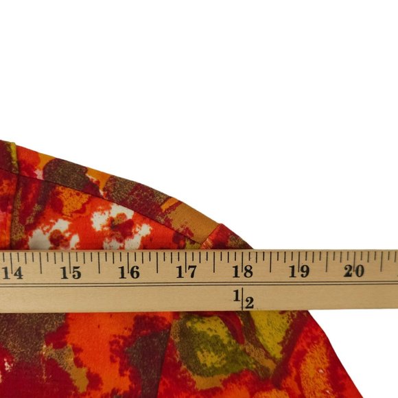 Chicos Floral Jacket Chicos Sz 2 US L/12 Round Neck Hidden Button Placket Blazer - Picture 4 of 16